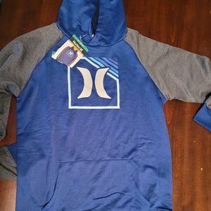 Hurley Hoodie blue dri fit XL